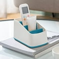 thumbnail image 1 of YIMWNYI Desktop Storage Box, Desk Organizer with 4 Compartments, Plastic Storage Box for Stationery, Office Supplies, Space Saving, Compact Design for Home Office, Stylish Organizer, 1 of 6