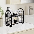 thumbnail image 1 of YIMWNYI Desktop Storage Rack Organizer, Kitchen and Bathroom Storage Holder, Spice Rack and Cosmetic Stationery Organizer, Versatile Display Shelf for Home and Office Solutions, 1 of 6