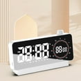 thumbnail image 1 of YIMWNYI Digital Alarm Clock with Timer, Battery Operated Countdown, 6.3" LED, Adjustable Brightness, Portable Desk Clock for Office, Bedroom, Study, Snooze Function, Temperature & Date Display, 1 of 6