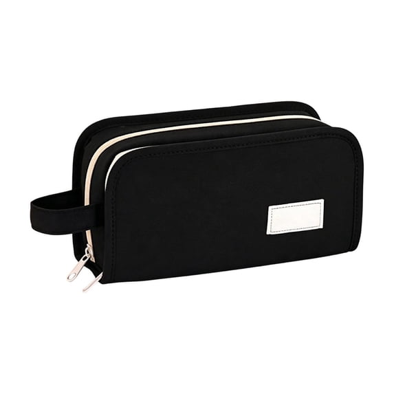 YIMWNYI Double Layer Extra Large Capacity Pencil Case Multifunctional Storage Bag, Office Supplies Organizer, Travel Makeup Pouch, Durable Canvas, Stylish Stationery Box, Versatile Storage Solution