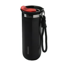 YIMWNYI Double-Layer Stainless Steel Vacuum Insulated Coffee Cup, Leak Proof Travel Mug with Drinking Lid, Keeps Beverages Hot/Cold for 6 Hours, Ideal for Home, Office, and Outdoor Use
