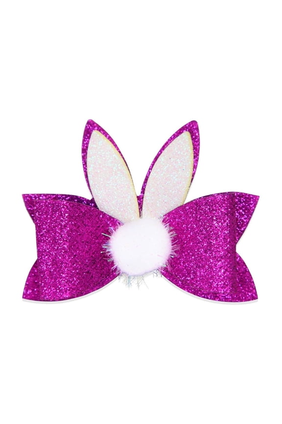 Easter Bunny Egg Hairpin, Cute Plastic Hairpin for Easter, Bow Design Hair Accessory, Ideal for Easter Parties, Gifts, and Daily Wear, Comfortable, Stylish, Suitable for Women
