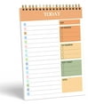 thumbnail image 1 of YIMWNYI English Notebook Daily Planner, Organizer Notepad, Productivity Booster, To-Do List Binder, Portable Scheduling & Note Taking, Undated Planner for Daily Tracking, 1 of 8