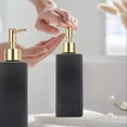 thumbnail image 1 of YIMWNYI Foaming Soap Dispenser Refillable Glass Bottle, Hand Soap Pump, Bathroom and Kitchen Organizer, Eco-Friendly Soap Container, Versatile Lotion Dispenser, Attractive Decorative Bottle, 1 of 6