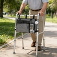 thumbnail image 1 of YIMWNYI Foldable Walking Frame Bag, Wheelchair Side Organizer, Large Capacity, Practical Storage, Easy Access for Essentials, Durable Oxford Cloth, 1 of 7