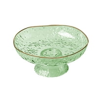 YIMWNYI Fruit Bowl, Multi-Use Kitchen Strainer, Round Vegetable Basket, Large Serving Tray for Fruits, Snacks, and Vegetables, Elegant Pedestal Design, Perfect for Home or Office Centerpiece