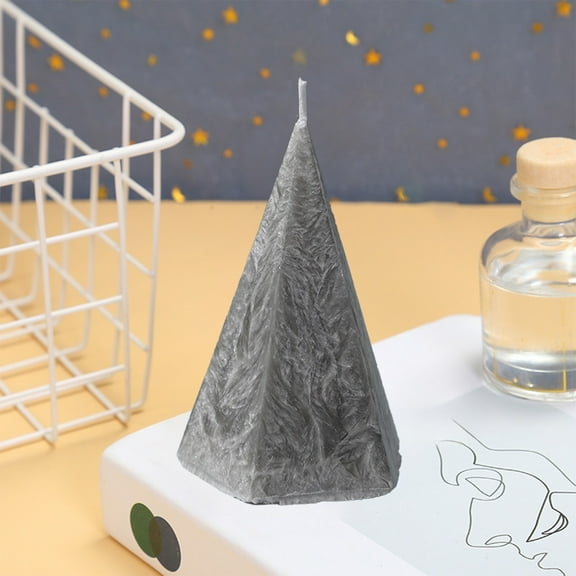 YIMWNYI Geometric Scented Candle, Unique Decorative Candle for Wedding, Holiday, Party, Home & Office, Wax Candle