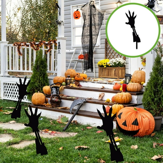 YIMWNYI Ghost Hand Insertion Acrylic Halloween Decor, Outdoor Yard Decoration, Realistic Graveyard Prop, Premium Waterproof Design, Perfect for Festive Ambiance, Ideal for Halloween Parties