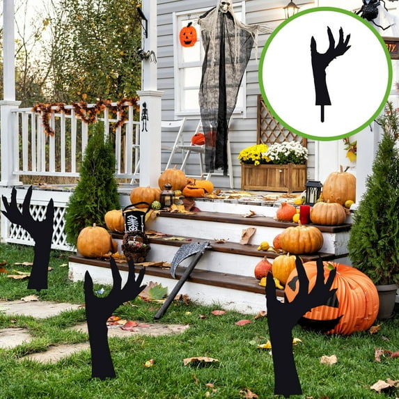 YIMWNYI Ghost Hand Insertion Acrylic Halloween Decor, Outdoor Yard Decoration, Realistic Graveyard Prop, Premium Waterproof Design, Perfect for Festive Ambiance, Ideal for Halloween Parties
