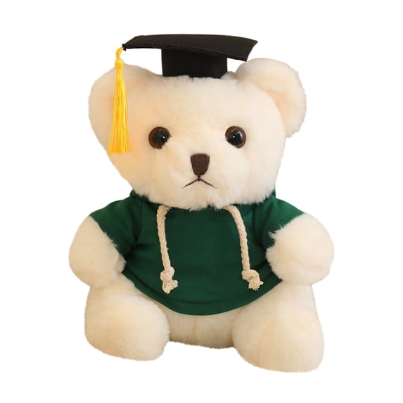 YIMWNYI Graduation Teddy Bear with Doctoral Cap and Gown, Cute Plush Graduation Toy, Soft and Comfortable Graduation Gift, Ideal for Graduation Season, Birthday, and Academic Celebrations