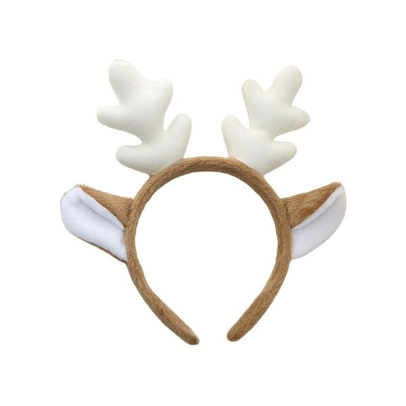 YIMWNYI Hair Bands Christmas Antlers Headbands, Festive Reindeer Design, Soft and Comfortable, Perfect for Holiday Parties, Cute Christmas Accessories