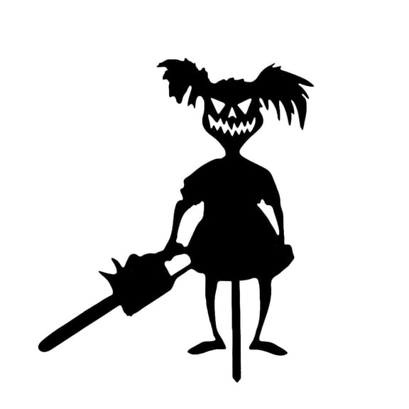 YIMWNYI Halloween Decor: Little Devil Garden Ground Stake Silhouette for Spooky Outdoor Halloween Display