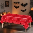 thumbnail image 1 of YIMWNYI Halloween Decoration Tablecloth, Cobwebs Pattern, Festive Party Decor, Waterproof Table Cover, Easy Clean and Reuse, Perfect for Halloween Theme Parties, Holiday Table Setting, 1 of 6