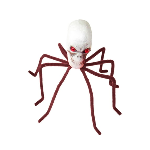 YIMWNYI Halloween Ghost Head Spider Decoration, Skull and Crossbones Halloween Prop, Party Supplies for Halloween Decor, Holiday Party Decorations, Home, Yard, and Store Display
