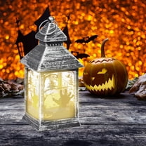 YIMWNYI Halloween LED Lantern – Portable Battery Operated Lantern for Halloween Decorations, Centerpieces, Home and Party Décor, Waterproof LED Light with Handle, Ideal for Halloween Party