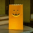 thumbnail image 1 of YIMWNYI Halloween Light Bags with Electronic Candles, Fireproof Candle Bags, Pumpkin Lanterns for Halloween Party Decoration, Safe and Elegant Tea Lanterns, Flameless LED Candle Holders, 1 of 6