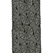 YIMWNYI Halloween Table Flag, Decorative Blanket, Creepy Spider Webs, Pumpkin Patterns, Multi-functional Holiday Decoration, Home Kitchen Table Decor