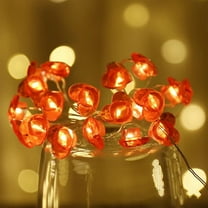 YIMWNYI Heart-shaped LED Lights 78.7ft Love Flashing Battery Operated String Lights for Valentine's Day, Wedding, Christmas, Kids Bedroom, and Indoor Party Decoration