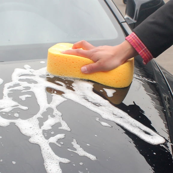 YIMWNYI High-Density Water-Absorbing Car Wash Sponge, Durable Polyurethane Bar for Efficient Cleaning, Ideal for Car Paint Protection and Home Use, Multipurpose Coral Sponge for Easy Grip