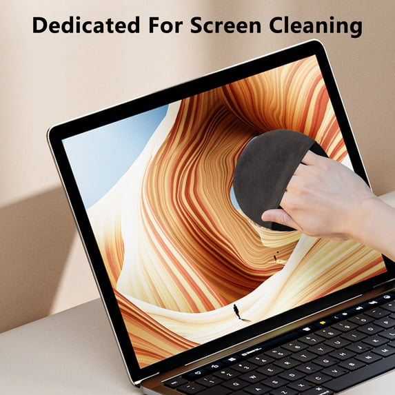 YIMWNYI Laptop Screen Cleaning Cloth, Microfiber Wipe, Screen Cleaner, Reusable Cleaning Tool, Suitable for Phones, Tablets, Lenses, Monitors, Durable, Soft, Easy to Store