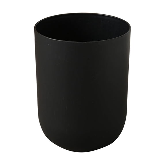 YIMWNYI Large Capacity Bathroom Trash Can - Round Thickened Design, Lidless for Quick Disposal, Space-Saving Waste Bin for Home, Office, Car & More - Durable Plastic Construction