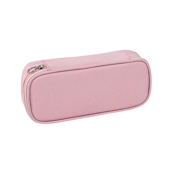 YIMWNYI Large Capacity Pencil Case, Sturdy Cloth Storage Bag, Transparent Compartment, Portable Organizer, Multi-functional Storage for Stationery and Cosmetics, Durable and Easy to Clean