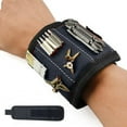 thumbnail image 1 of YIMWNYI Magnetic Wrist Strap for Carpenter, Electrician & Construction Work, Multifunction Tool Holder, Strong Magnet for Screws & Small Hardware, Comfortable & Durable, 1 of 6