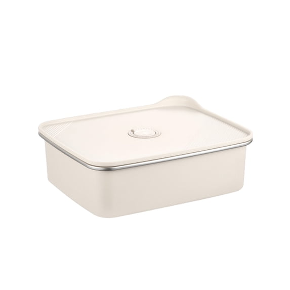 YIMWNYI Microwaveable Stainless Steel Airtight Storage Container, Leak-Proof, BPA-Free, Reusable, Stackable, Food Storage for Freshness, Safe for Freezer, Refrigerator, and Pantry Use