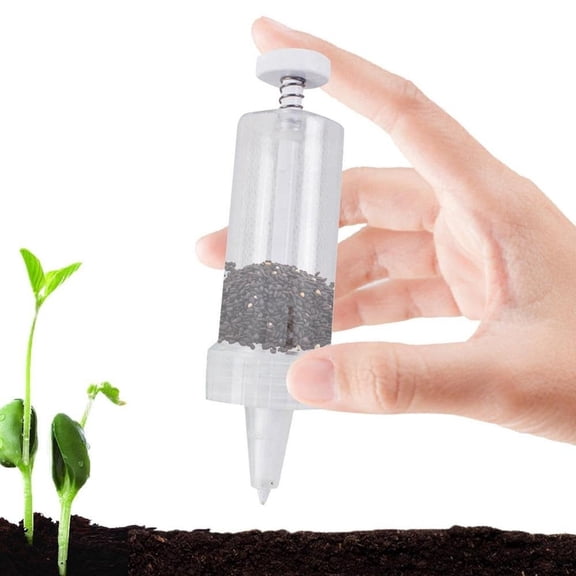 YIMWNYI Mini Seeder Dispenser Sowing Tool for Garden, Seed Planting Tool, Lightweight Portable Seed Planter, Ideal for Flowers, Herbs, Trees and More, Easy to Use Handheld Garden Seeder