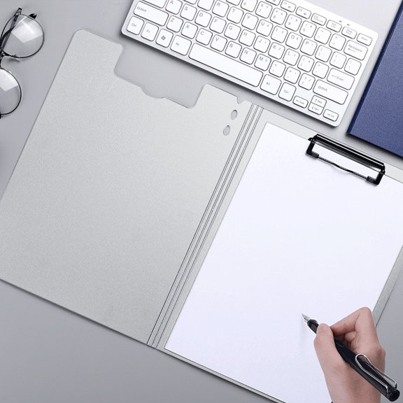 YIMWNYI Multi-Functional A4 Document Folder, File Organizer with Clipboard, Exam Paper Organizer, Office Document Folder, Plastic Filing Folder for Office, Portable Filing Solution