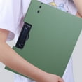 thumbnail image 1 of YIMWNYI Multi-Functional A4 Plastic Folder with Exam Organizer Clipboard and Office Document Folder, Sturdy Plastic File Storage, Vertical Design, Eco-Friendly, 1 of 8