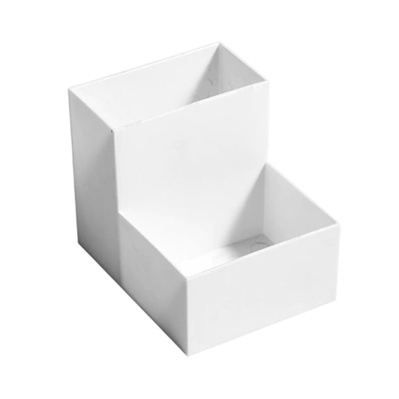 YIMWNYI Multi Functional Desktop Organizer, Stationery Organizer, Elegant Desk Storage Solution, Customizable Compartment Holder, Plastic Desktop Organizer, Versatile Home and Office Container