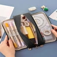 thumbnail image 1 of YIMWNYI Multi Layer Pen Bag, Large Capacity Pencil Case, Durable Storage Bag, Functional Organizer for Stationery and Makeup, Ideal for Everyday Use, Oxford Cloth Material, 1 of 6