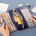 thumbnail image 1 of YIMWNYI Multi Layer Pen Bag, Large Capacity Pencil Case, Durable Storage Bag, Functional Organizer for Stationery and Makeup, Ideal for Everyday Use, Oxford Cloth Material, 1 of 6