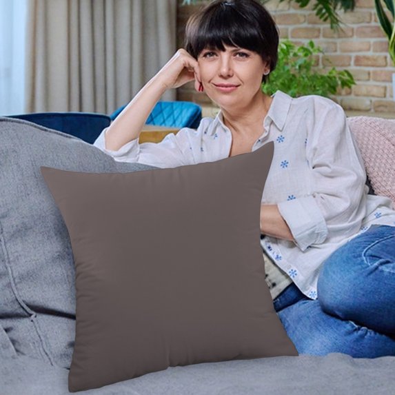 YIMWNYI Multicolor Velvet Pillow, Scandinavian Style Decorative Cushion, Cozy Sofa Bedroom Office Accent, Patchwork Design with Solid Color Pillowcase and Core Included