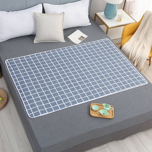 YIMWNYI Nursing Pad, Waterproof Bed Pad, Incontinence Bed Pad, Washable Bed Sheet Protector, Ultralon Quilted Design, Multi-Layer Absorption, Elderly Care, Hospital Use, Slip-Resistant Pad