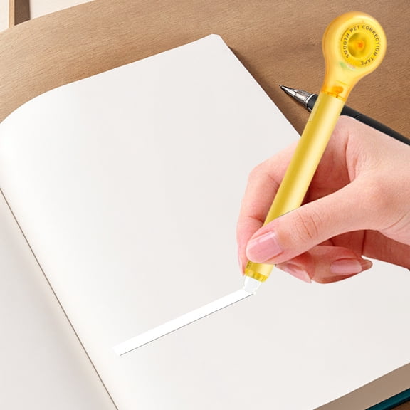 YIMWNYI Pen Retractable Correction Tape, Mini Revision Tape, Replaceable Core, Portable Correction Tool, Gel Pen Style, Eco-Friendly Correction Solution