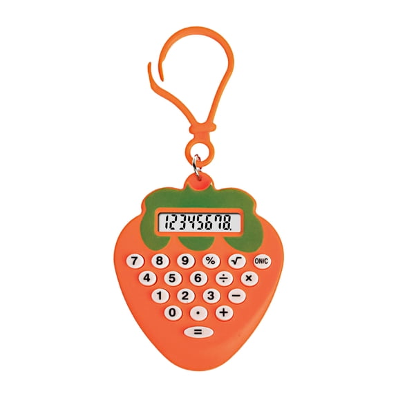 YIMWNYI Portable Mini Calculator with 8-Digit LCD Display, Lightweight Keychain Design, High Sensitivity, Practical for Home, Office, and Travel, Durable Button Layout, Easy to Carry