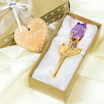 YIMWNYI Preserved Rose Crystal Wedding Gift with LED Light, Valentine's Day Gift for Her, Eternal Rose in Gift Box, Romantic Gift for Wife, Girlfriend, Mother, Daughter