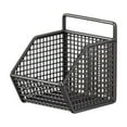 thumbnail image 1 of YIMWNYI No Punch Ginger Garlic Hanging Basket Kitchen Shelf Wall Mounted Spice Frame, Multi-Function Organizer, Kitchen Storage Solution, Space-Saving Design, Hanging Kitchen Rack, 1 of 6