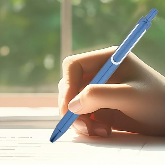 YIMWNYI Push Ballpoint Pen, Ergonomic Writing Instrument, Metal Clip Design, Long-lasting Gel Refill, Sleek and Elegant Office Pen, Comfortable Grip, Smooth Writing Experience