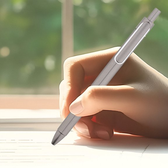 YIMWNYI Push Ballpoint Pen, Ergonomic Writing Instrument, Metal Clip Design, Long-lasting Gel Refill, Sleek and Elegant Office Pen, Comfortable Grip, Smooth Writing Experience