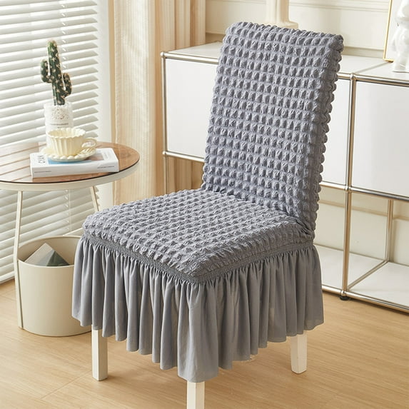 YIMWNYI Removable Washable Chair Cover Stretch Polyester Chair Protector, Easy to Install, Non-Slip, Elegant Design, Suitable for Home, Kitchen, Office, Banquet, Durable and Comfortable