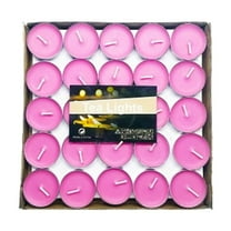 YIMWNYI Romantic Love Sweet Scented Candles, 50 Tealights for Birthday Parties and Confessions, Safe Burning Aluminum Candles for Hotel Room Settings and Family Gatherings
