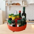 thumbnail image 1 of YIMWNYI Rotating Spice Rack, Multifunctional Storage Organizer, Kitchen Spice Holder, Easy Access Seasoning Shelf, Space-Saving Spice Organizer, Durable Plastic Design, Essential Kitchen Accessory, 1 of 6
