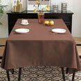 thumbnail image 1 of YIMWNYI Scandinavian Table Cover, Waterproof Oilproof Tablecloth, Durable Nylon Spandex, Elegant Solid Color Design, Easy to Clean Table Mat, Perfect for Dining and Special Occasions, 1 of 6