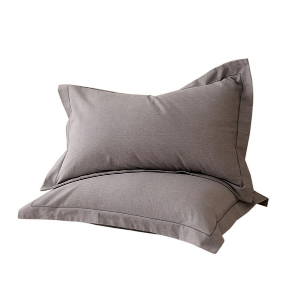 YIMWNYI Set of 2 Soft & Breathable Cotton Pillowcases, Envelope Closure Design, Machine Washable, Super Cozy and Durable Standard Size Pillow Covers