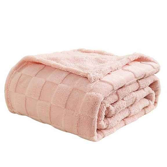 YIMWNYI Soft Thick Facecloth Blanket for Beds and Sofas, Cozy Throw Blanket, Warm Fleece Blanket, Ultimate Comfort for Napping, Stylish Home Decor, Versatile Winter Blanket, Soft Plush Material