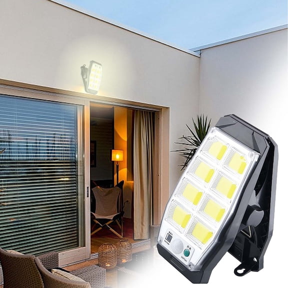 YIMWNYI Solar Outdoor Lights, High Brightness Clip Lights, Waterproof, Intelligent Lighting Control, Remote Infrared Sensing, Perfect for Courtyards and Balconies