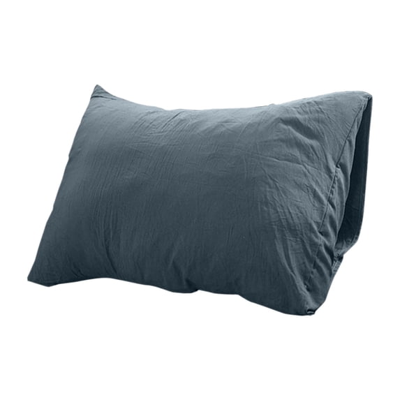 YIMWNYI Solid Color Unprinted Washed Pillowcase, Coreless Pillowcase, Polyester Pillowcase, Minimalist Style Bedding, Skin-Friendly Breathable Pillowcase, Fade-Resistant & Pilling-Free Pillowcase